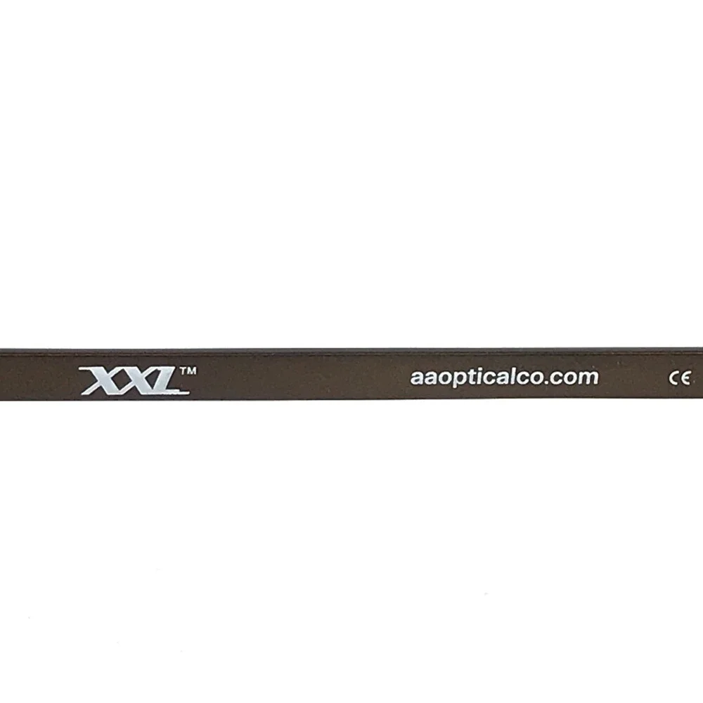 XXL Eyeglasses Frames Stinger BROWN Rectangle Square Wire Rim 57-18-150